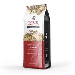 RIVR Citrus Mint Herbal Infusion CBD Green Tea