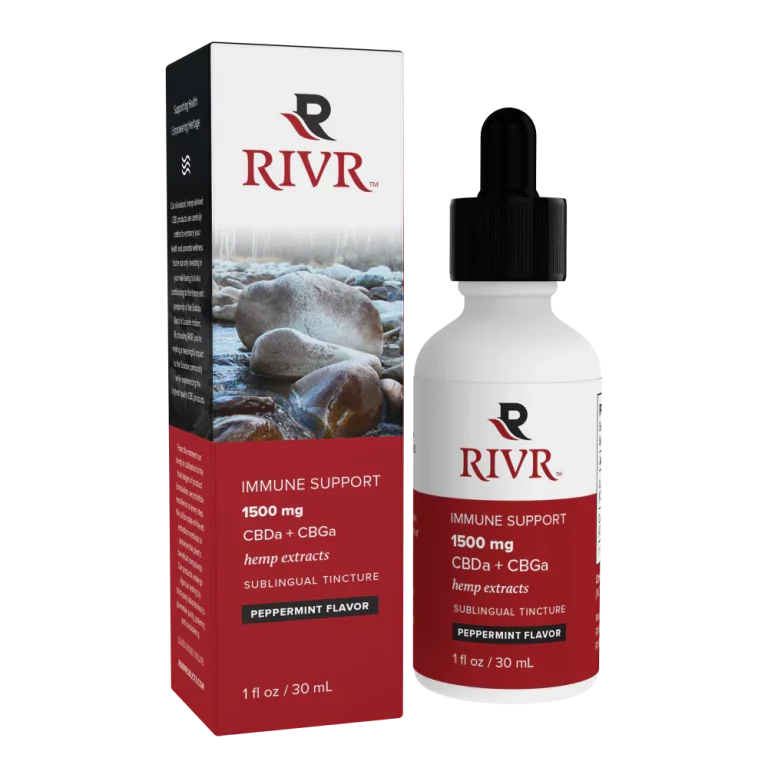 RIVR Immune Support CBDa:CBGa Hybrid mg Tincture